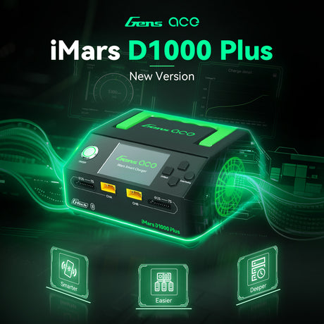 Gens Ace iMars D1000 Plus 1000W smart charger