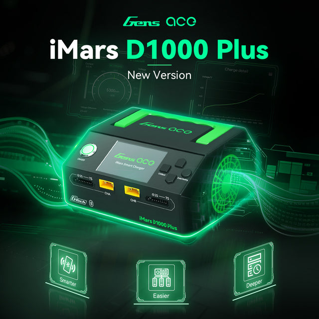 Gens Ace iMars D1000 Plus 1000W smart charger