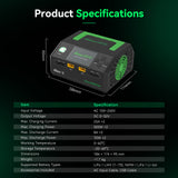 iMars D1000 Plus charger specifications