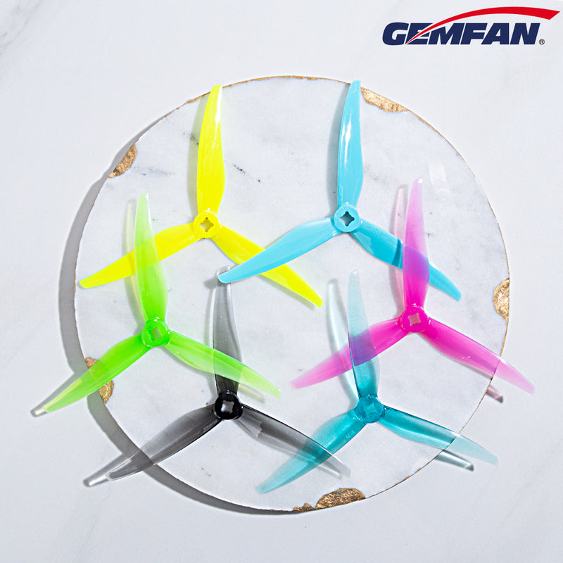 GEMFAN HURRICANE SL 5125-3 BLADE 5 INCH ULTRALITE RACING PROP (16 PCS)