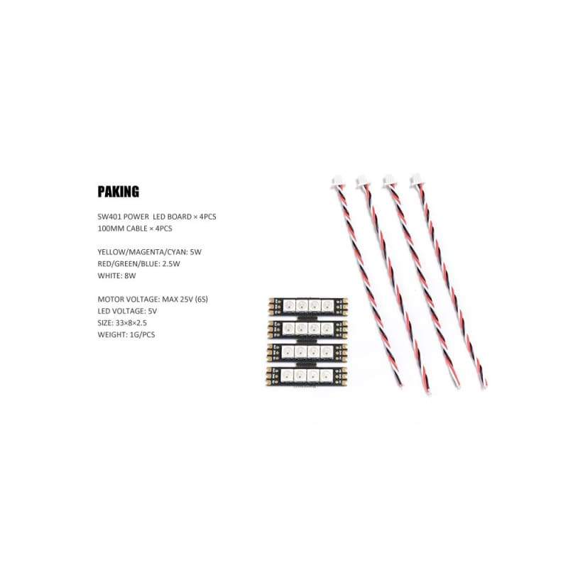 DIATONE MAMBA FLASHBANG SW401 MOTOR LED BOARD (4PCS)