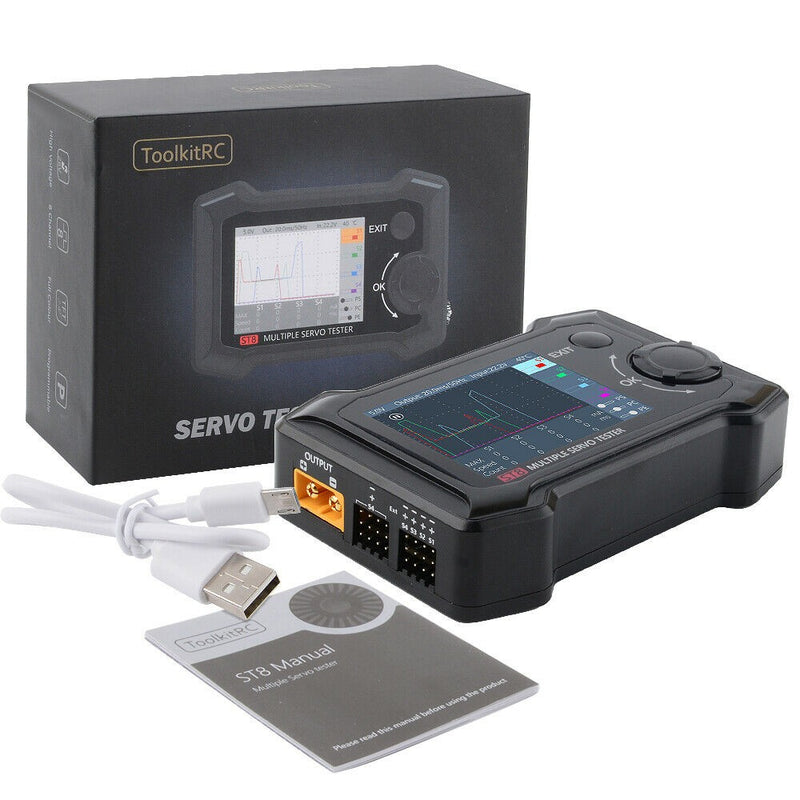 TOOLKITRC ST8 ADVANCED MULTI-SERVO TESTER