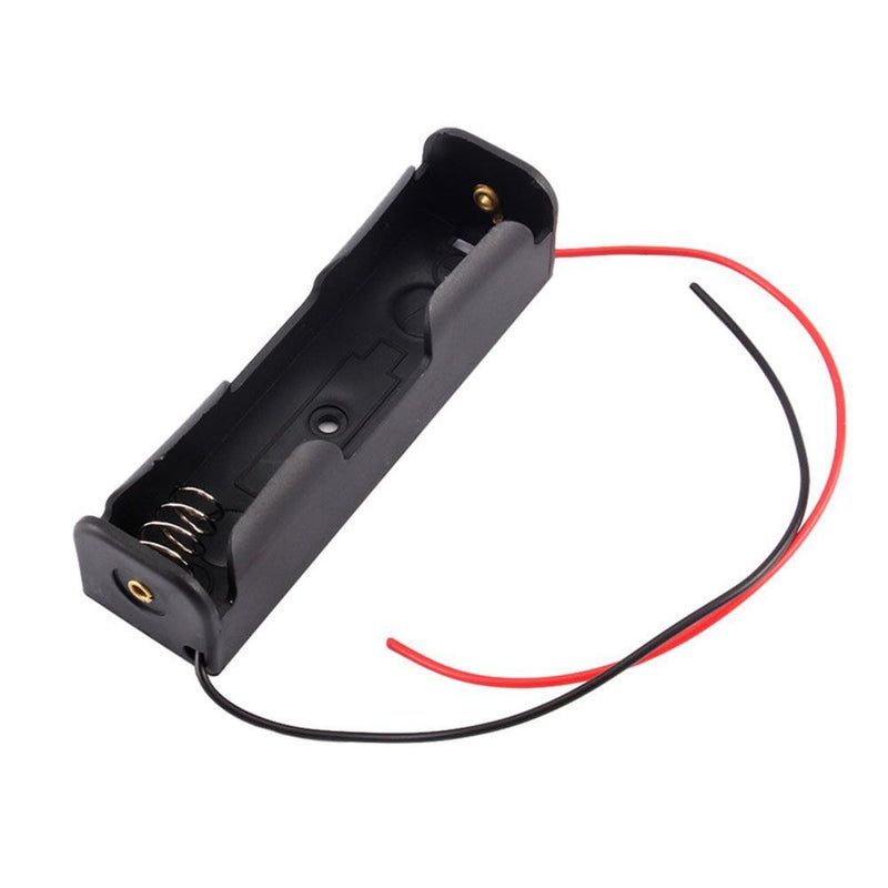 SINGLE 18650 BATTERY HOLDER WITH 130MM FLY LEADS