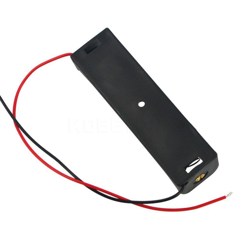 SINGLE 18650 BATTERY HOLDER WITH 130MM FLY LEADS